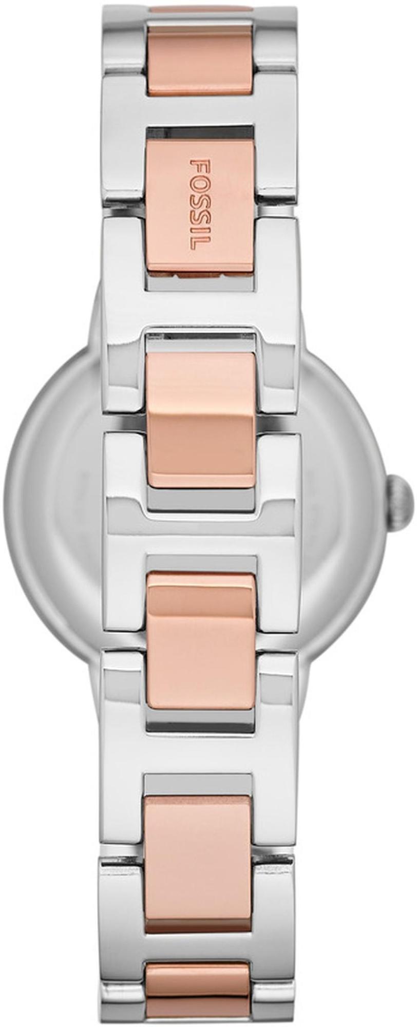 Fossil ES3405 zegarek srebrny fashion/modowy Virginia bransoleta