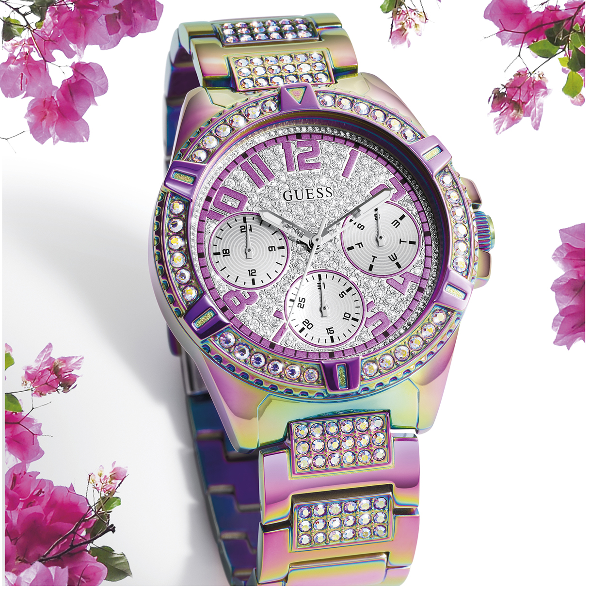 zegarek Guess GW0044L1 wielokolorowy Bransoleta - miniatura 7