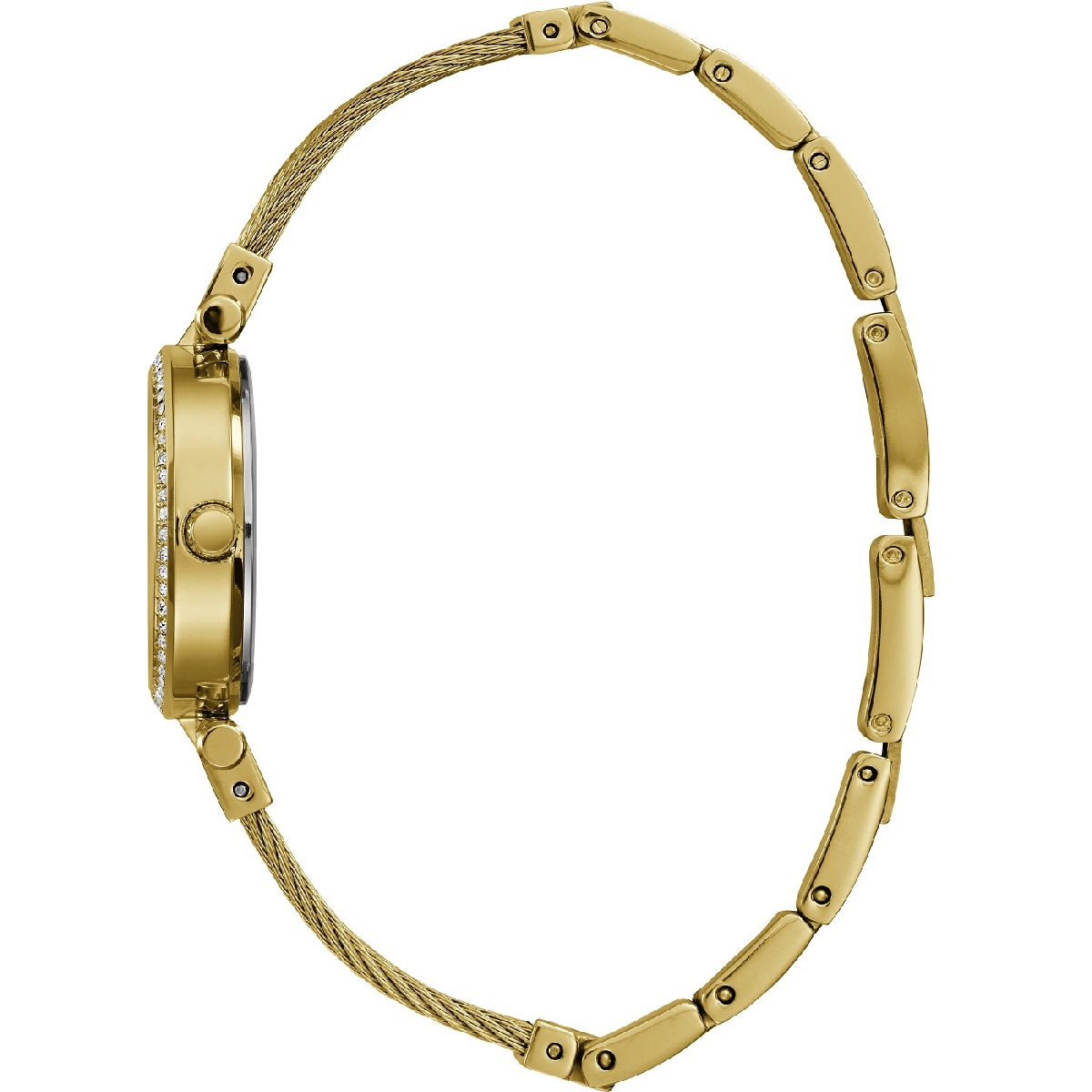 Guess W1009L2 zegarek złoty fashion/modowy Bransoleta bransoleta - miniatura 3