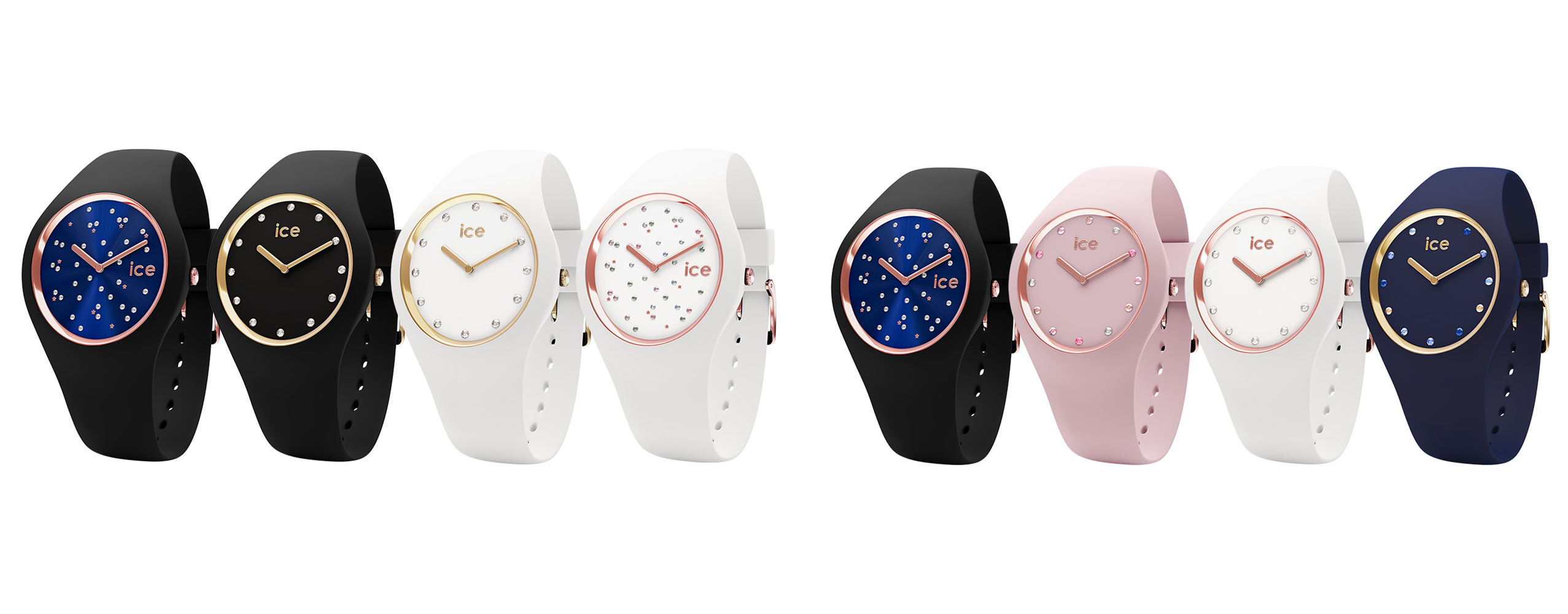 ICE Watch ICE.016296 zegarek biały fashion/modowy ICE-Cosmos pasek