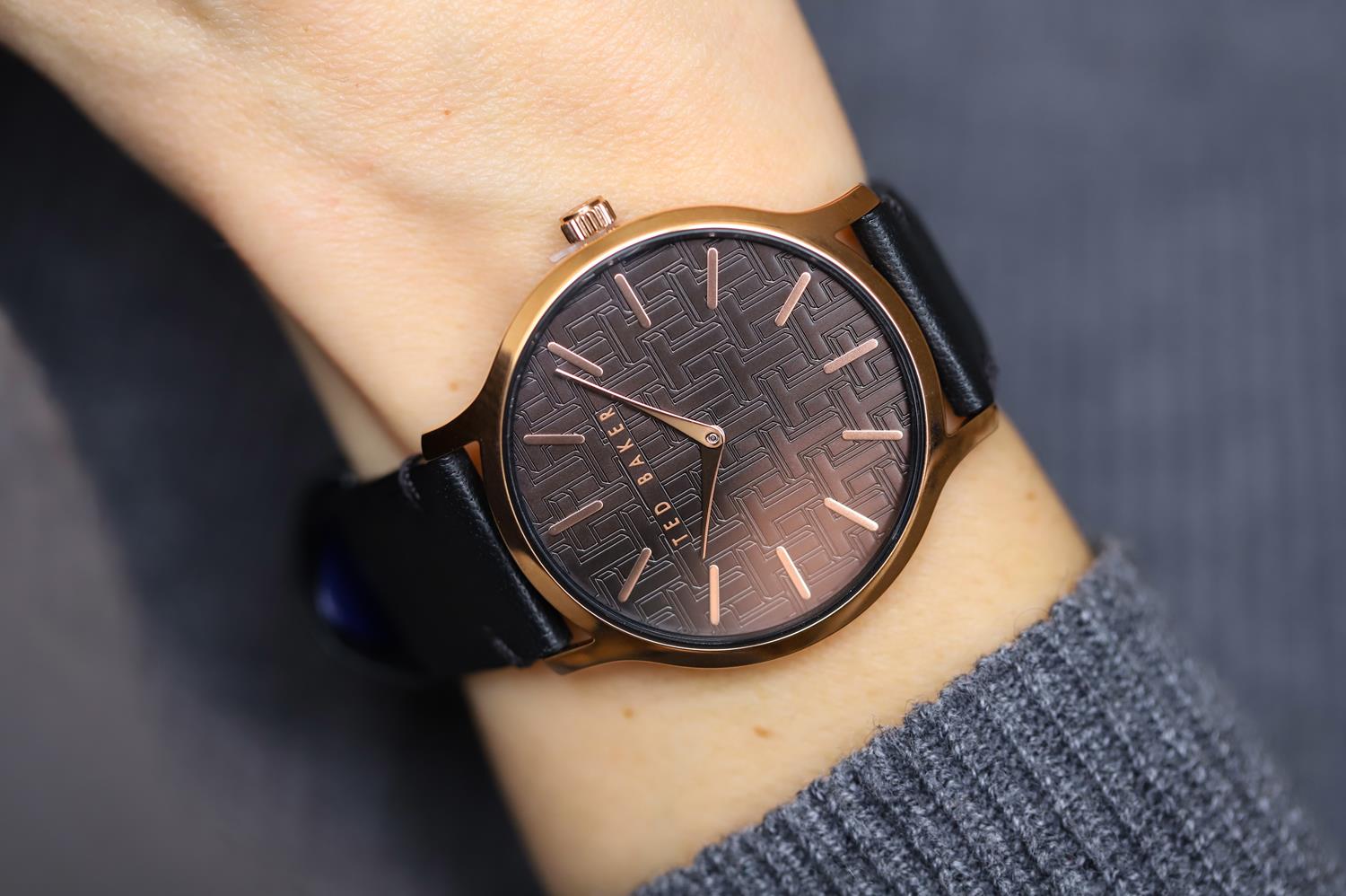 Ted Baker BKPPOF902 pasek Popieya zegarek damski klasyczny mineralne