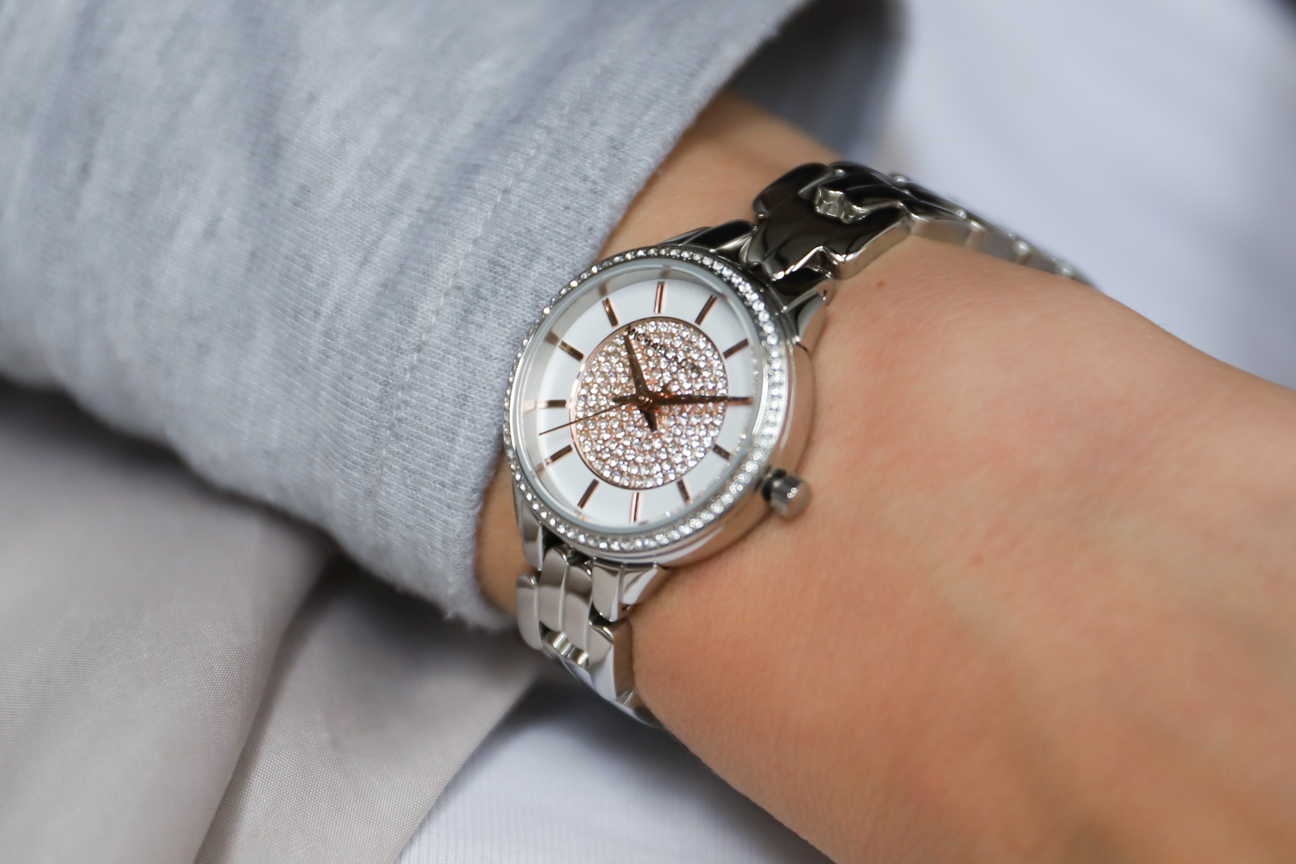 zegarek Michael Kors MK4411 srebrny Allie