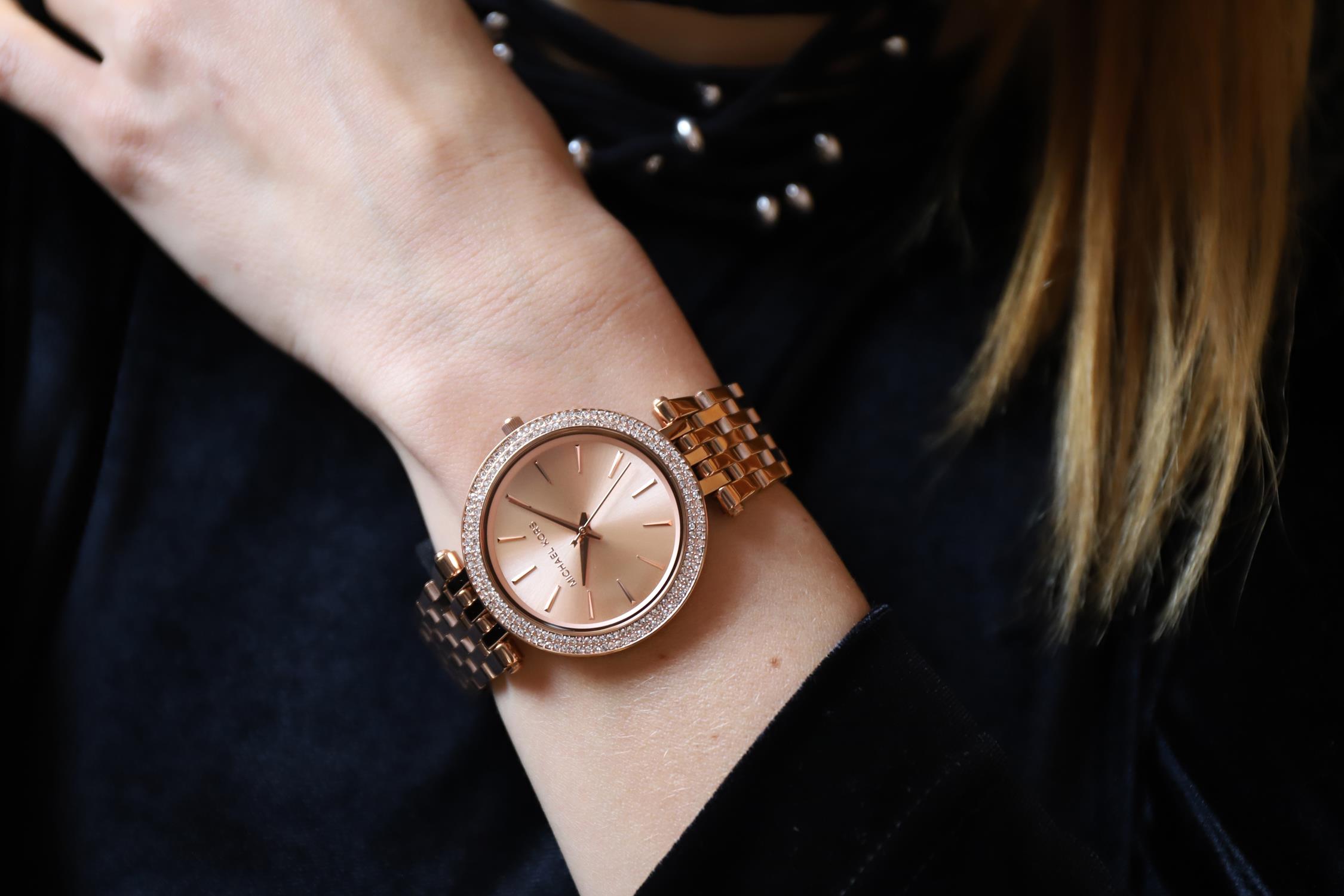 zegarek Michael Kors MK3192 różowe złoto Darci - miniatura 5