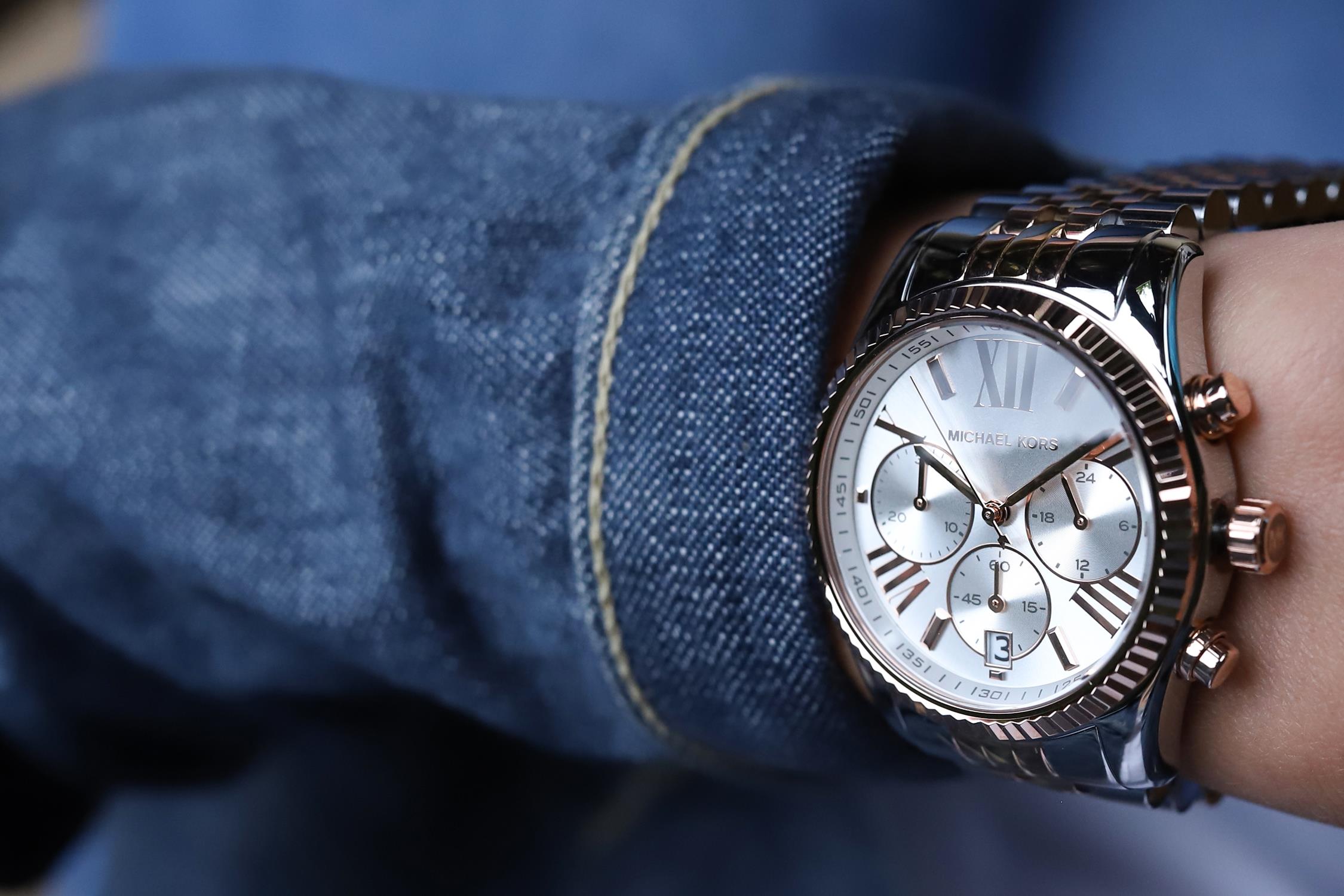 zegarek Michael Kors MK5735 srebrny Lexington - miniatura 5
