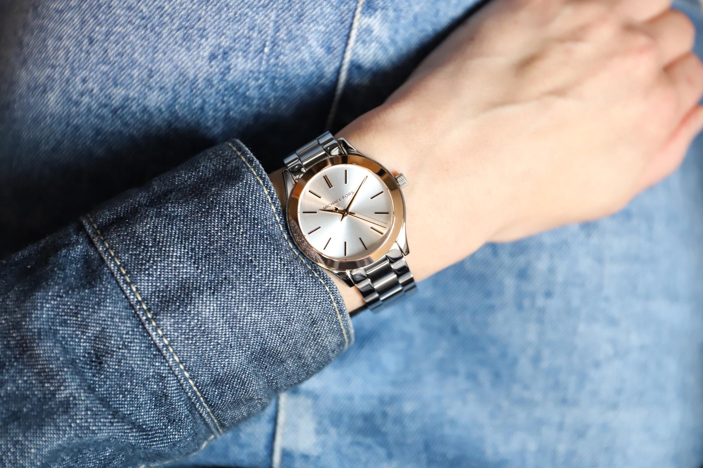Michael Kors MK3514 damski zegarek Slim Runway bransoleta