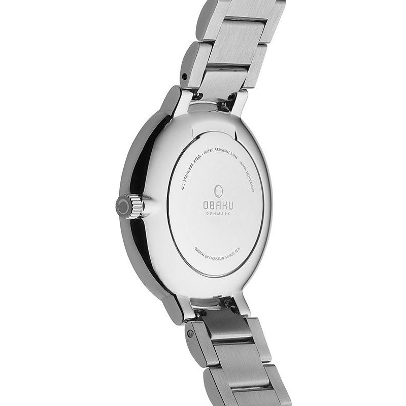 Obaku Denmark V189LXCPSC damski zegarek Slim bransoleta