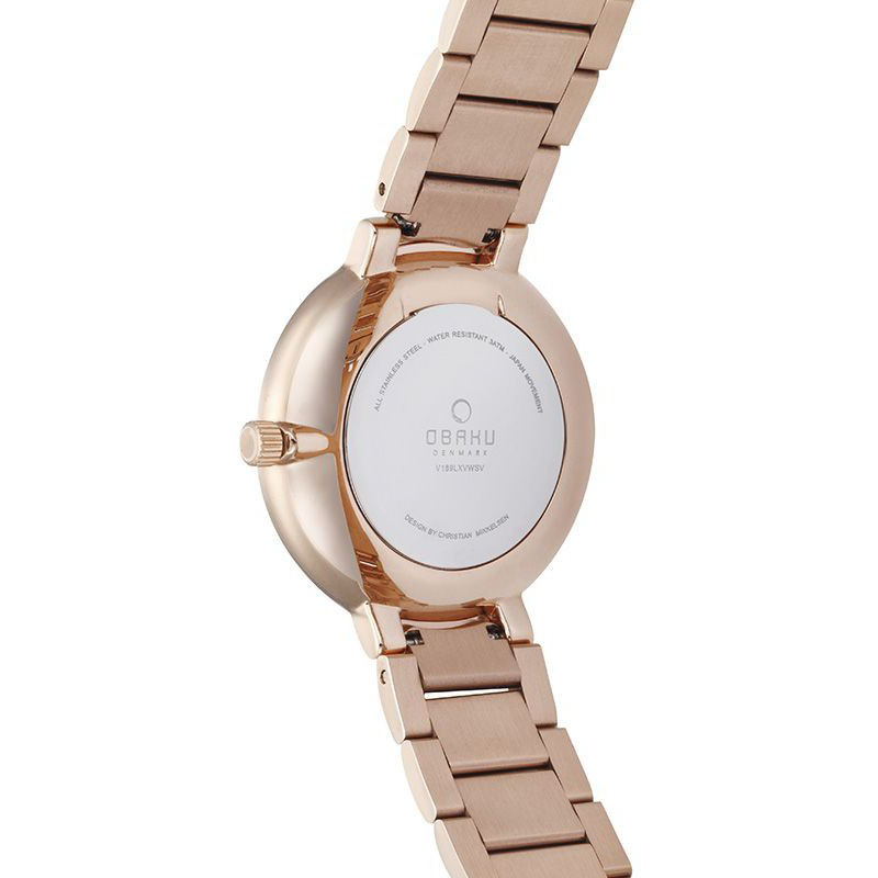 Obaku Denmark V189LXVWSV damski zegarek Slim bransoleta