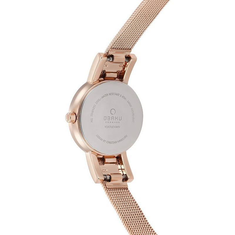 Obaku Denmark V207LEVIMV damski zegarek Slim bransoleta - miniatura 3