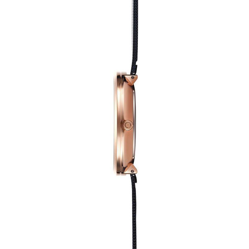 Obaku Denmark V211LXVLML zegarek różowe złoto klasyczny Slim bransoleta - miniatura 3