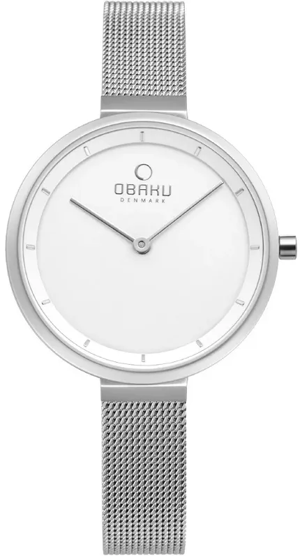 Obaku Denmark V225LXCIMC Slim BLOMME - STEEL - zdjęcie 1