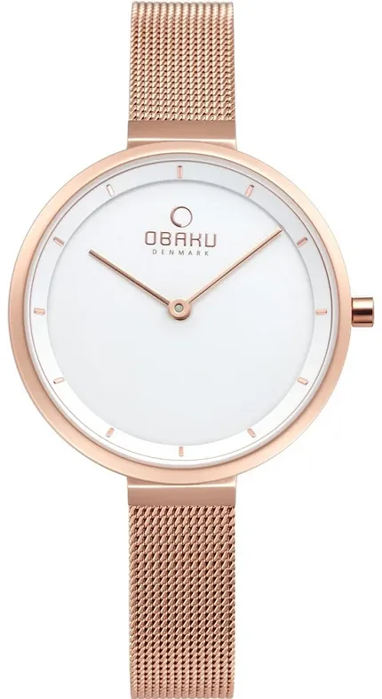 Obaku Denmark V225LXVIMV Slim BLOMME - ROSE - zdjęcie 1