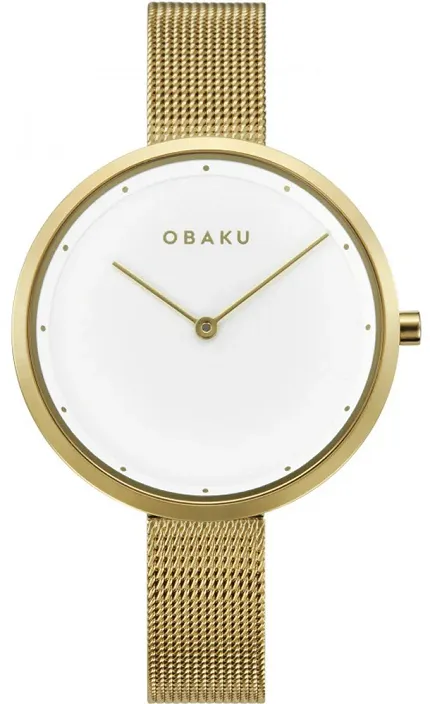 Obaku Denmark V227LXGIMG1 Slim DOK - GOLD - zdjęcie 1