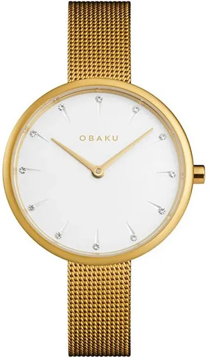 Obaku Denmark V233LXGIMG Slim NOTAT - GOLD - zdjęcie 1