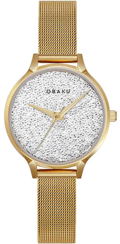 Obaku Denmark V238LXGWMG Slim STJERNER - GOLD - zdjęcie 1