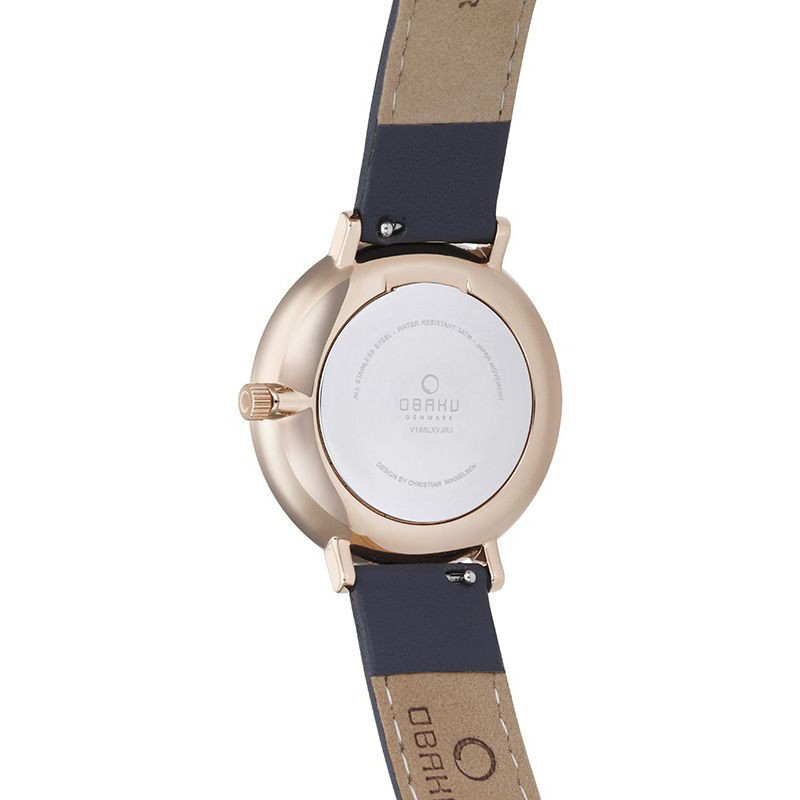Obaku Denmark V186LXVJRJ damski zegarek Slim pasek - miniatura 6