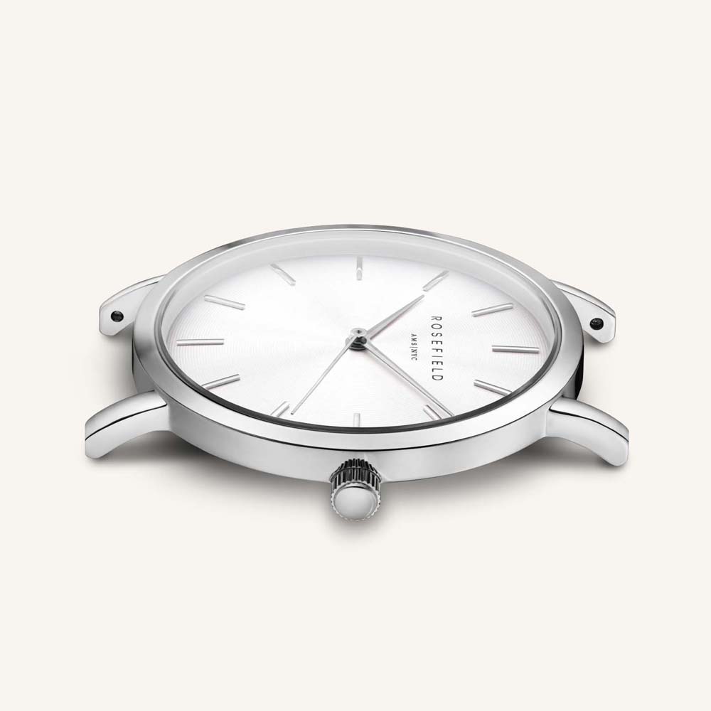 Rosefield TWSS-T62 zegarek srebrny klasyczny Tribeca bransoleta