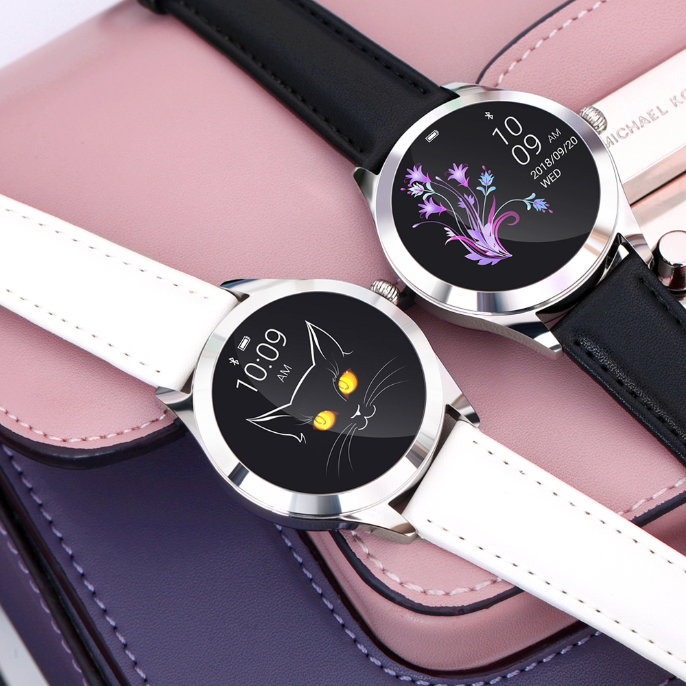 Zegarek Rubicon Smartwatch RNAE36 srebrny czarny - damski  - miniatura 3