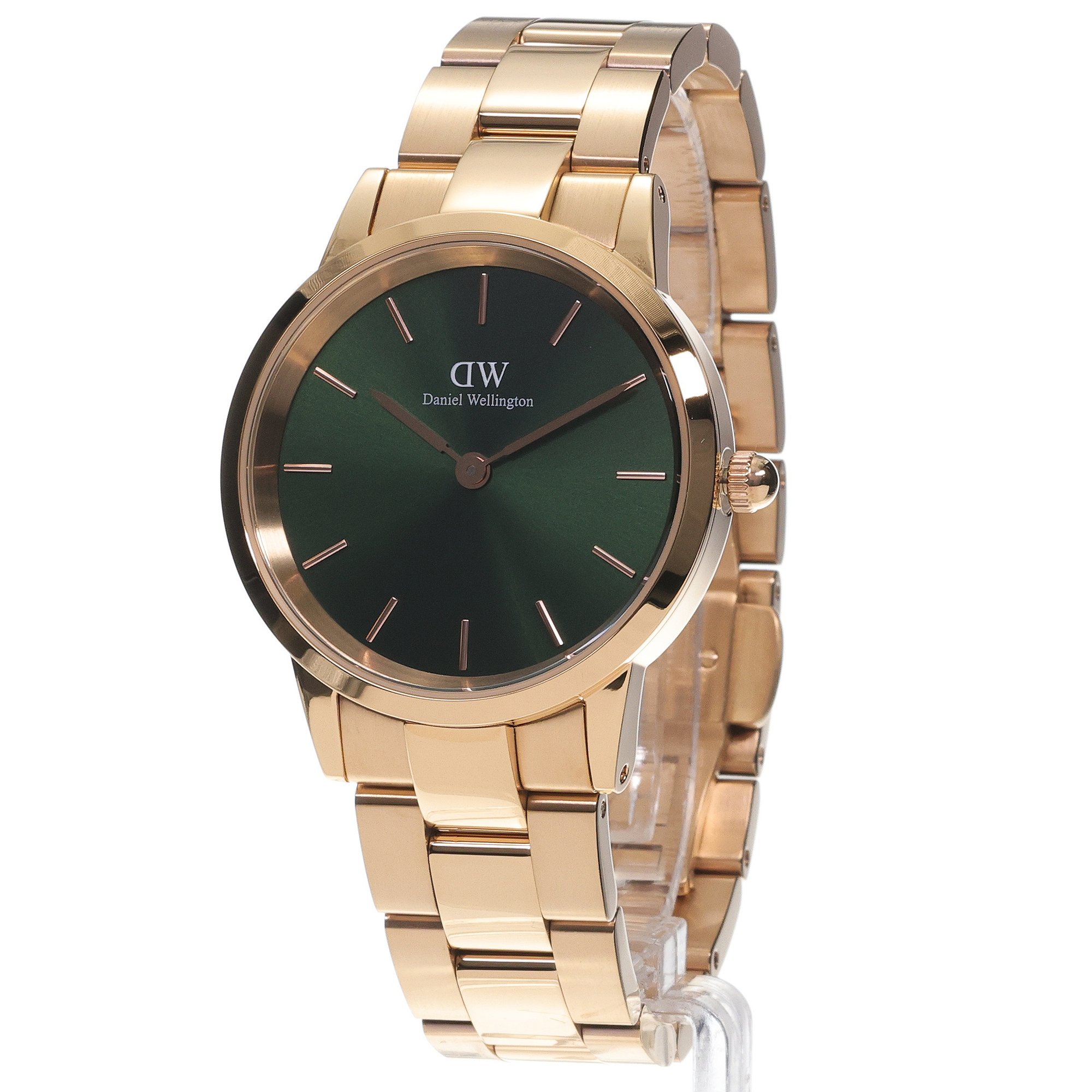 zegarek Daniel Wellington DW00100419 kwarcowy damski Iconic Iconic Link Emerald 36 mm