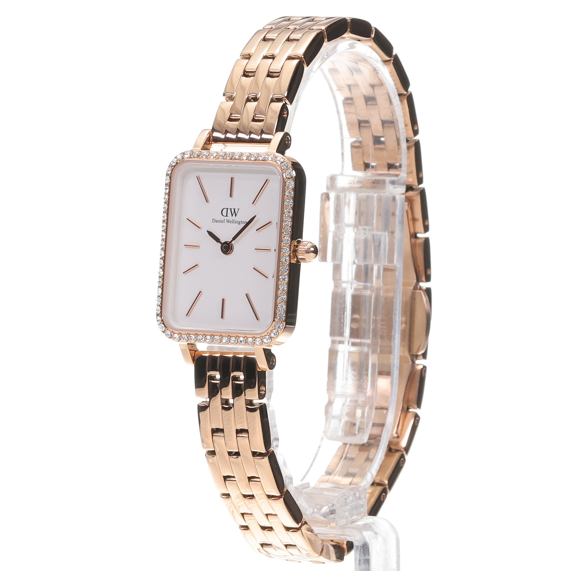 zegarek Daniel Wellington DW00100672 różowe złoto Quadro - miniatura 2