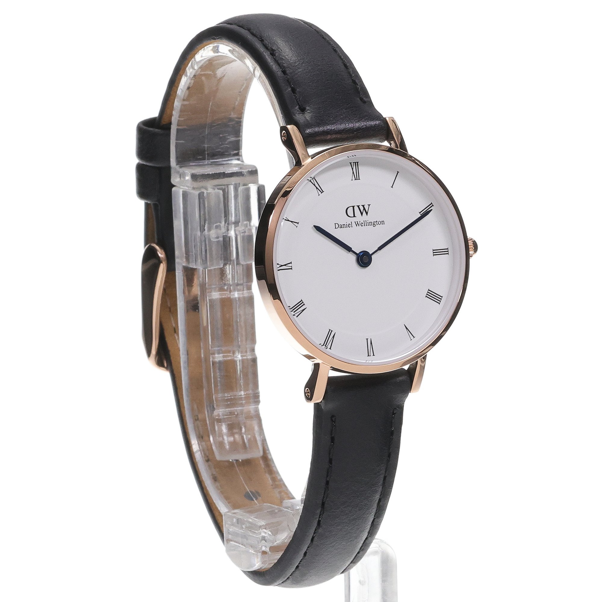 zegarek Daniel Wellington DW00100683 kwarcowy damski Petite Petite Roman Numerals Shieffield Rose Gold 28mm - miniatura 3