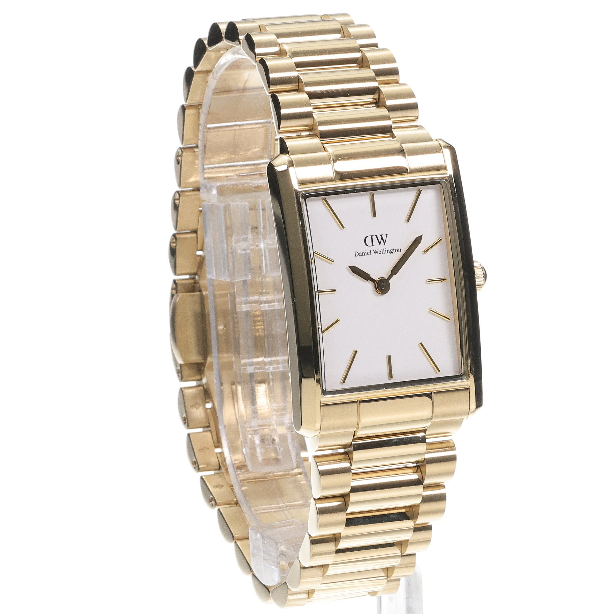 zegarek Daniel Wellington DW00100703 kwarcowy damski Bound Bound 9-Link Gold 24mm