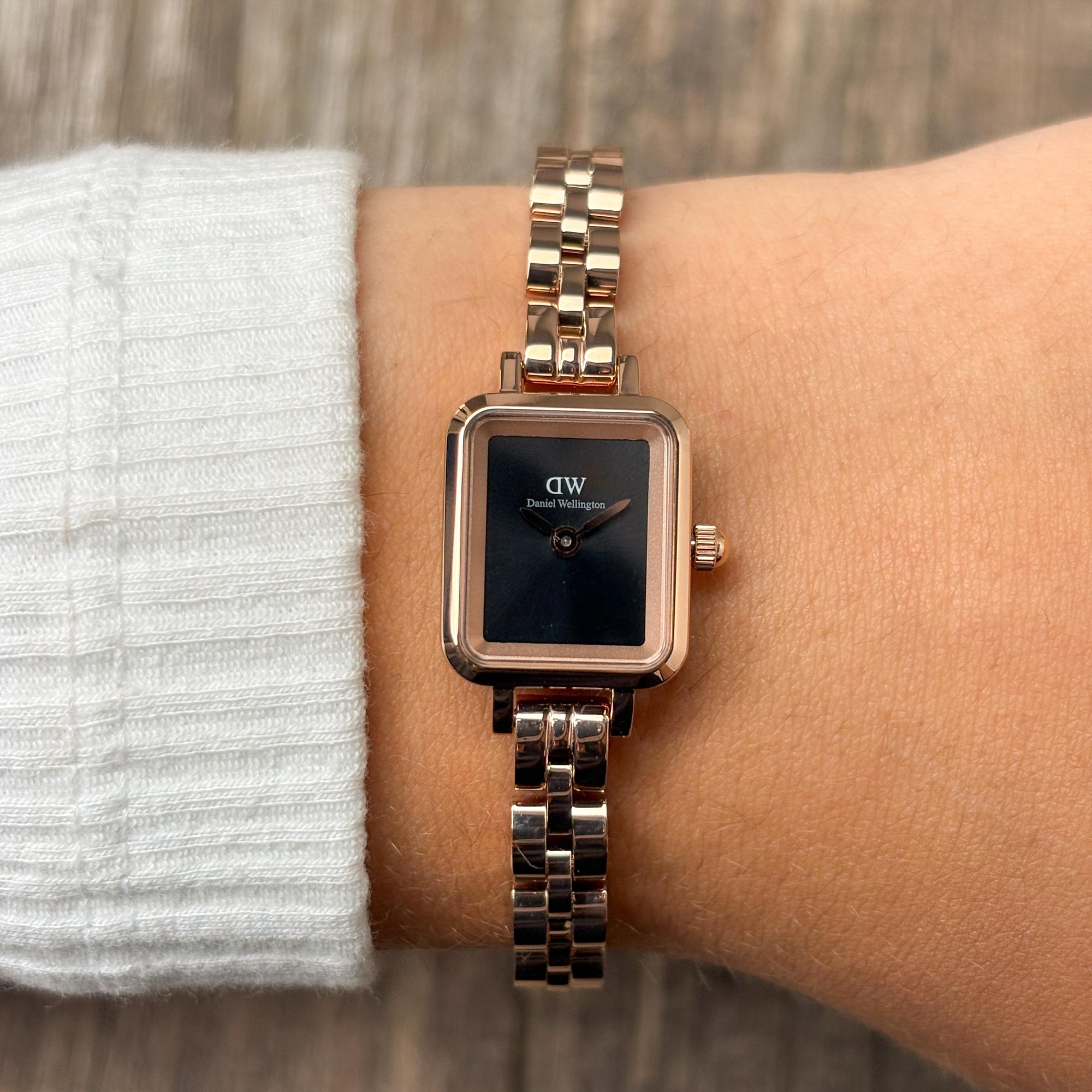 zegarek Daniel Wellington DW00100848 różowe złoto Quadro
