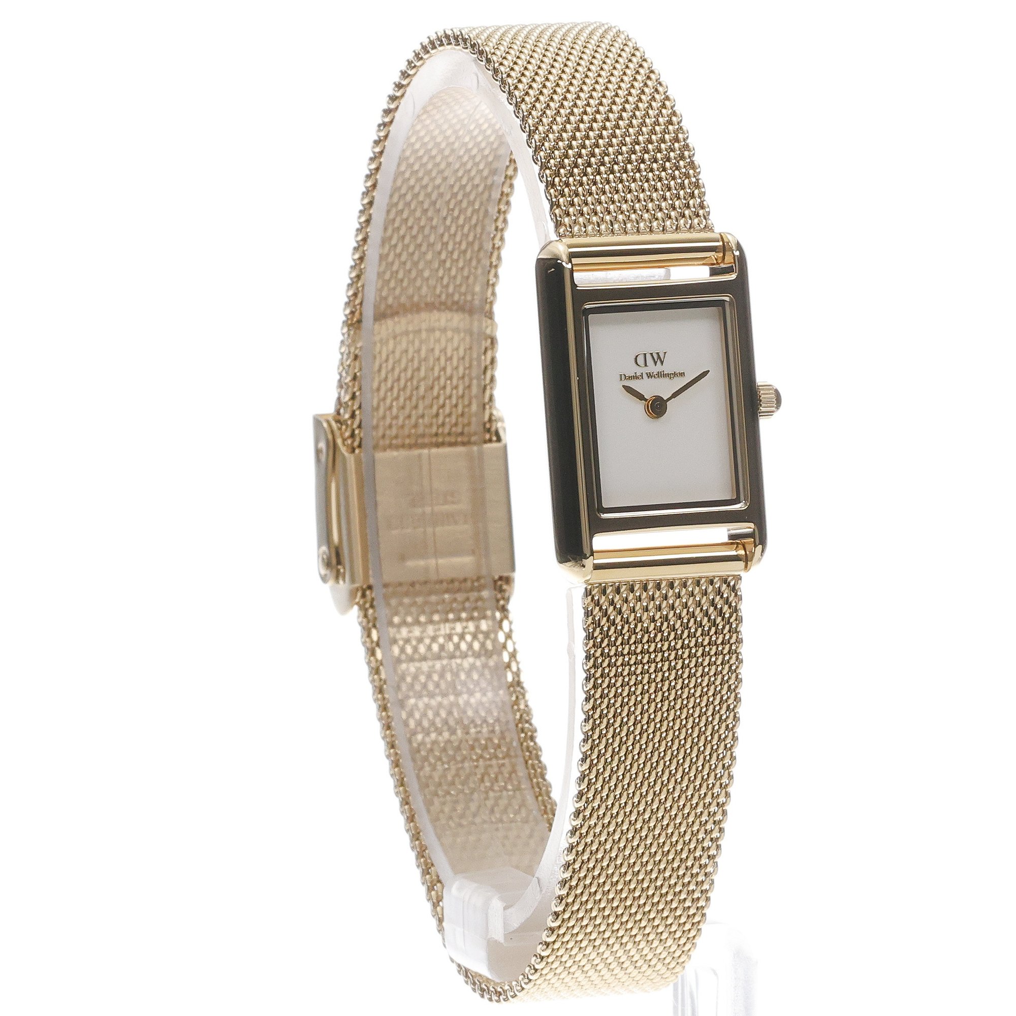 zegarek Daniel Wellington DW00100928 kwarcowy damski Damskie Bound Mini Evergold