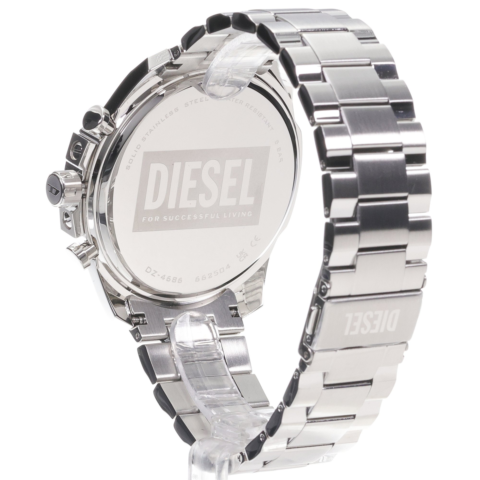 zegarek Diesel DZ4686 kwarcowy męski Diesel Mega Chief Slim Stainless Steel 50mm