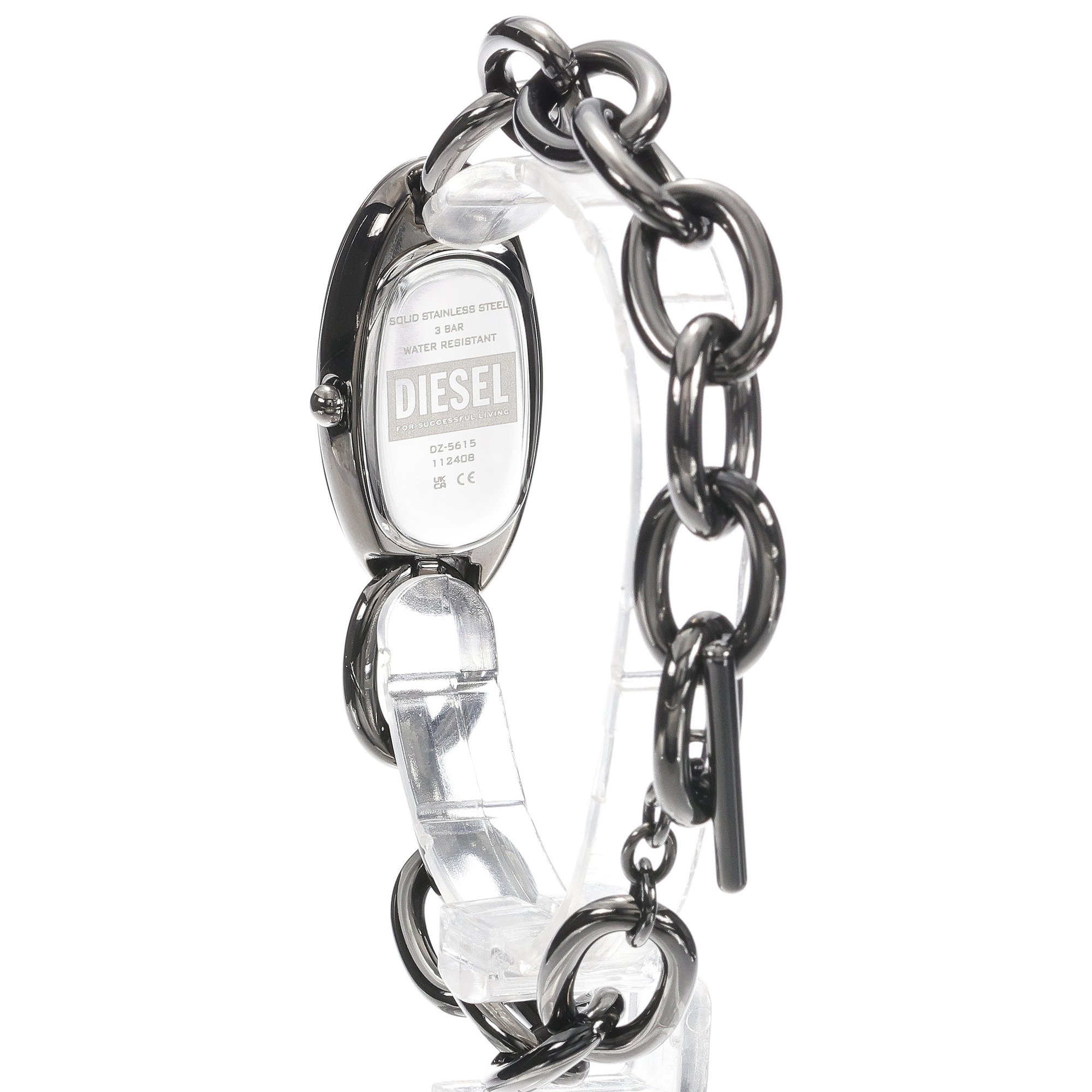 zegarek Diesel DZ5615 kwarcowy Diesel D-Era Grey Stainless Steel 19mm - miniatura 4