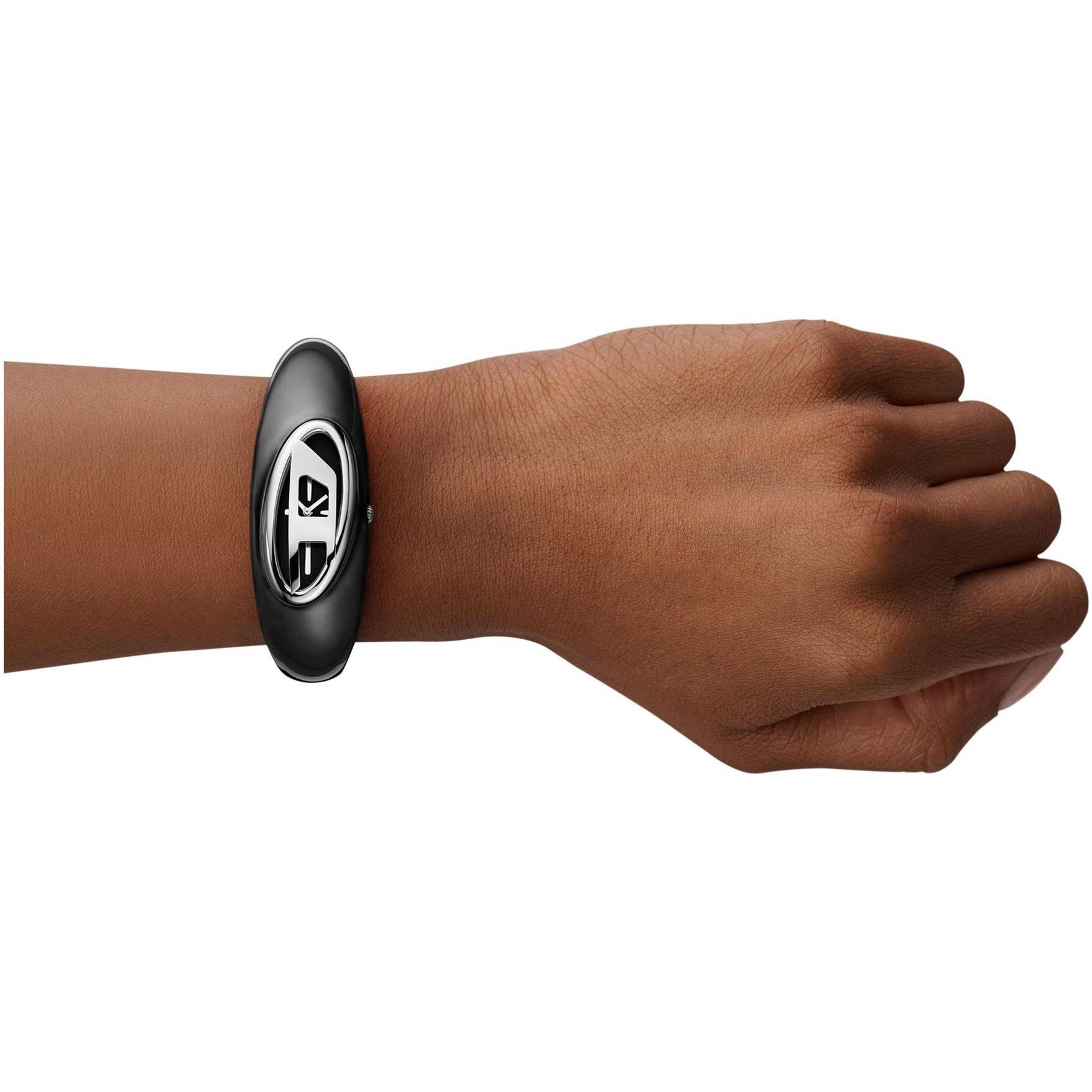 zegarek Diesel DZ5619 kwarcowy męski Diesel Diesel Wonder-D Two-Hand Black Nylon Resin Watch - miniatura 5