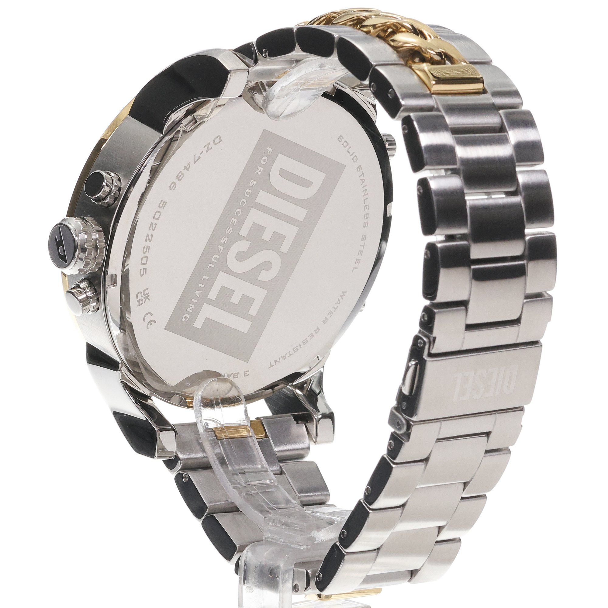 zegarek Diesel DZ7486 kwarcowy męski Męskie Bicolor Stainless Steel 53mm - miniatura 4
