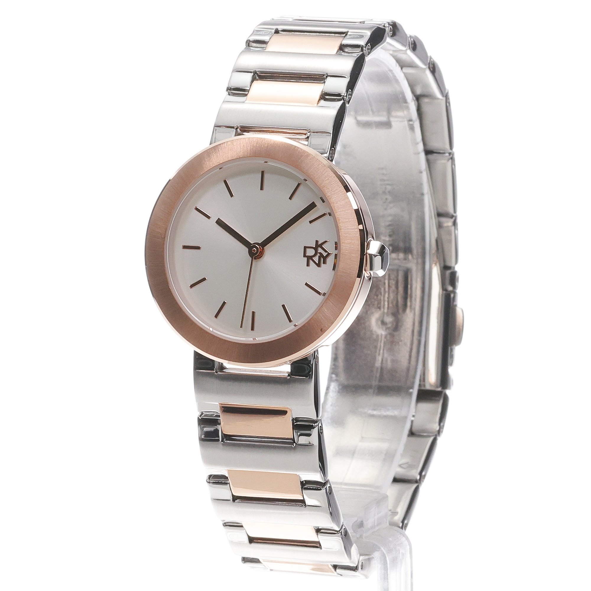 zegarek DKNY NY6609 różowe złoto Bransoleta