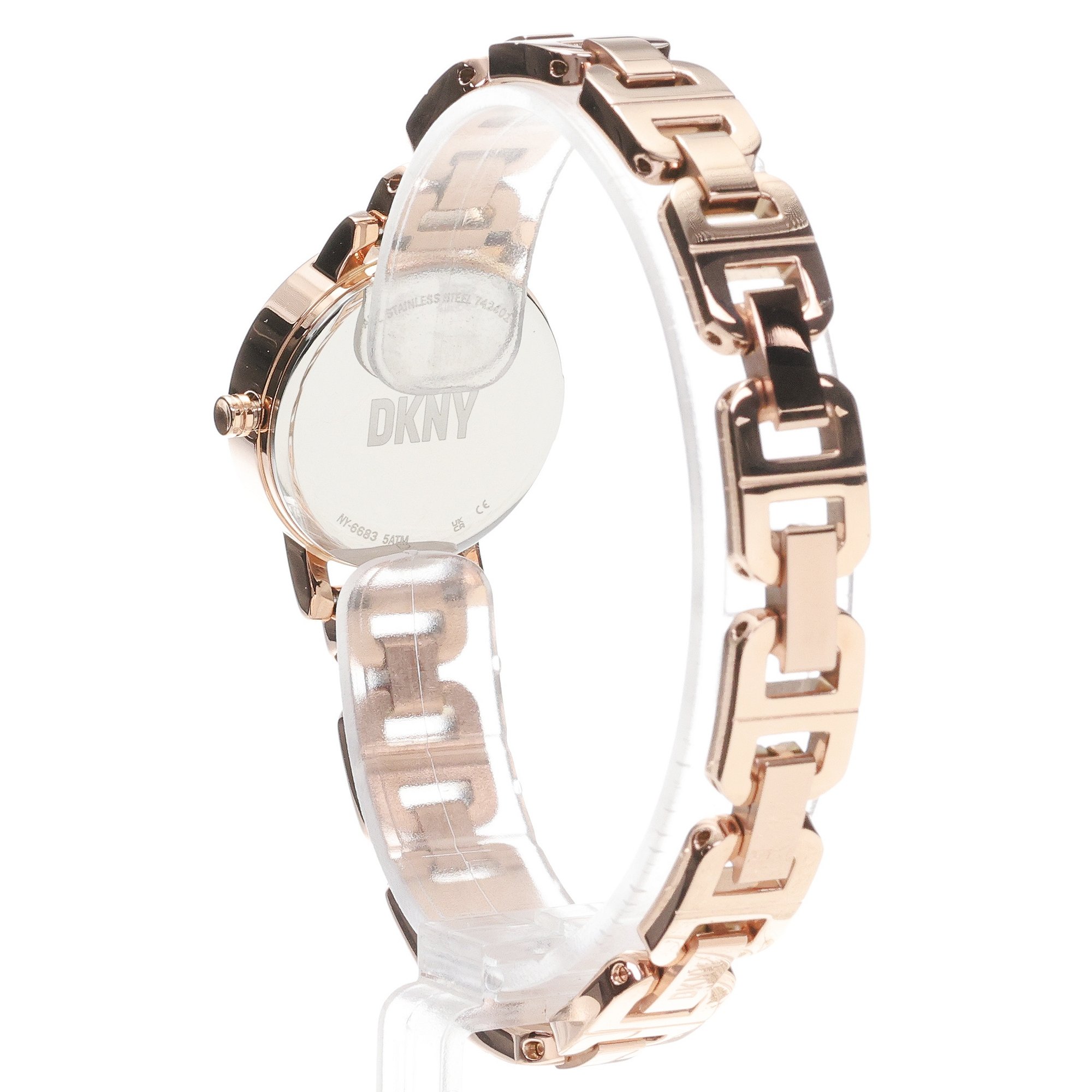 zegarek DKNY NY6683 różowe złoto Bransoleta