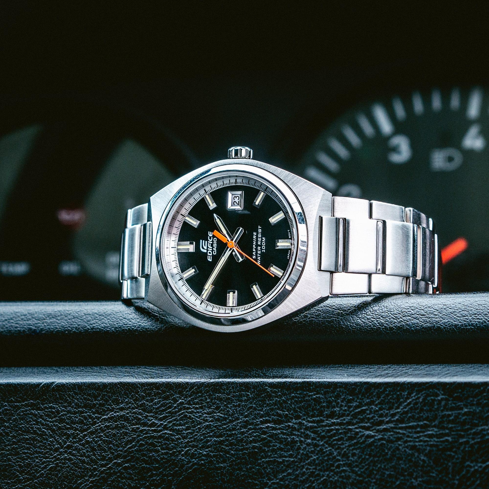 zegarek EDIFICE EFB-109D-1AVEF srebrny Edifice