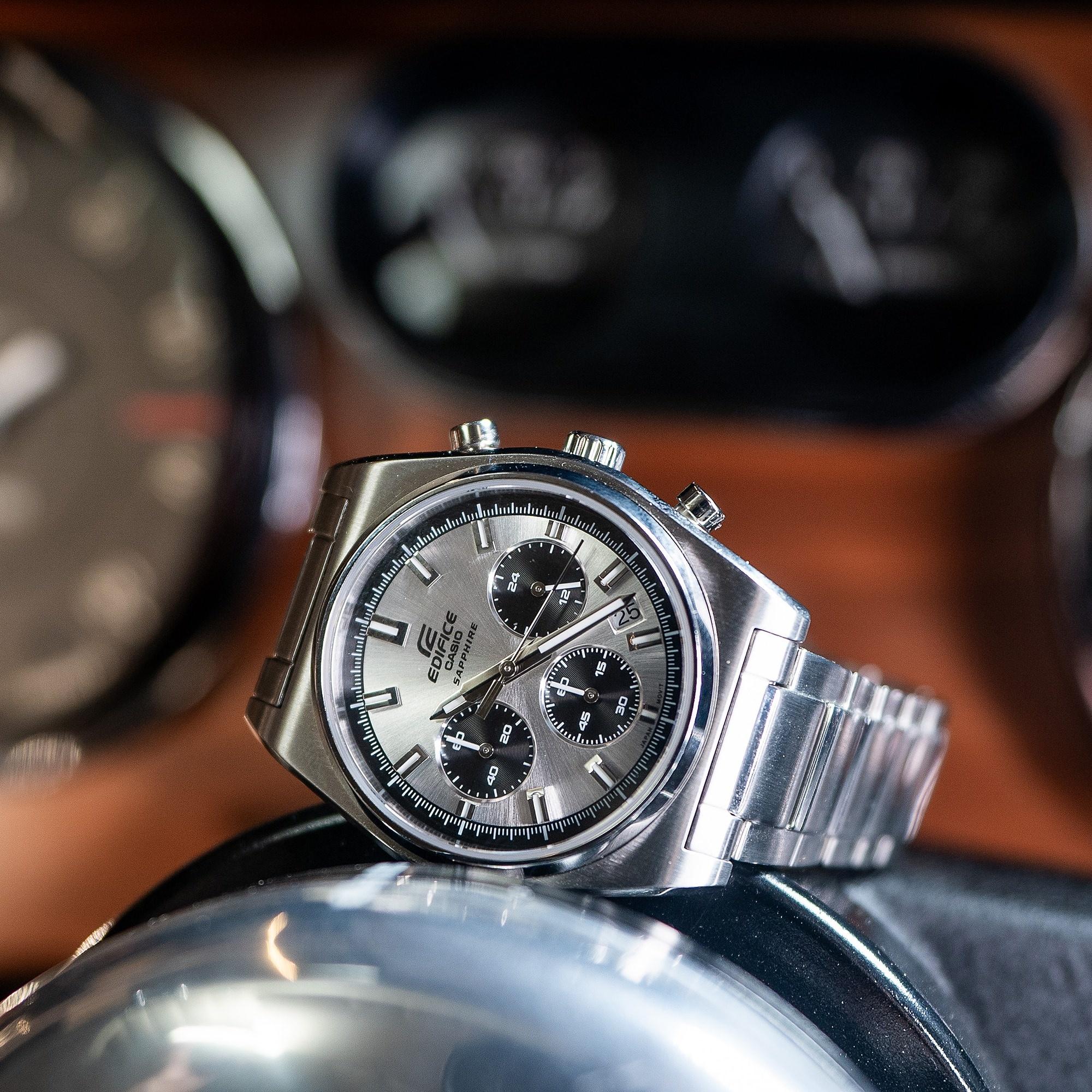 zegarek EDIFICE EFB-730D-7AVUEF Chronograph Edifice szafirowe