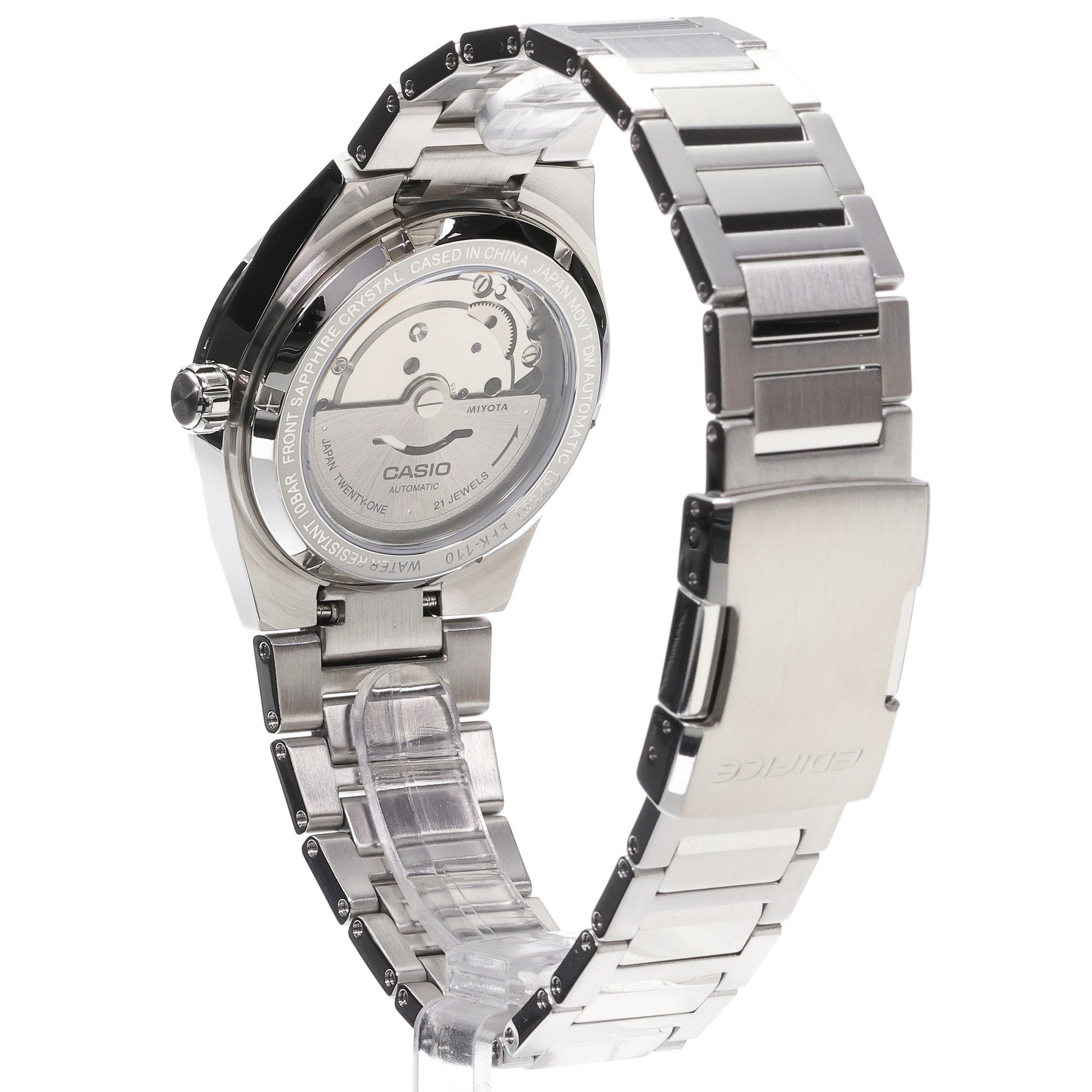 zegarek EDIFICE EFK-110D-1AER Automatic Edifice szafirowe - miniatura 4