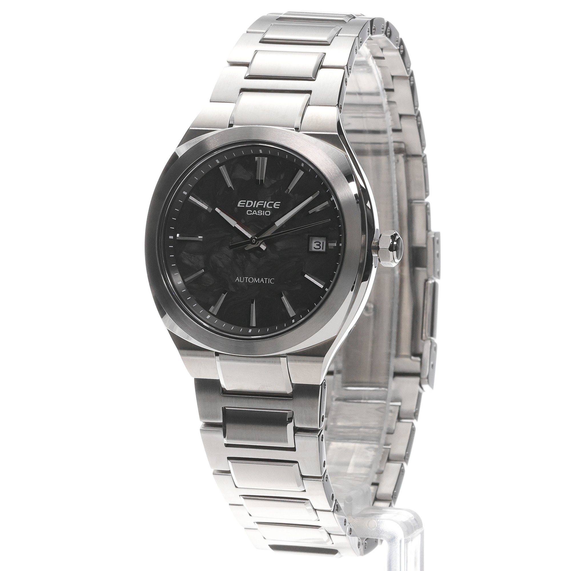 zegarek EDIFICE EFK-200CD-1AER Automatic Carbon Dial 38 mm Edifice szafirowe - miniatura 2
