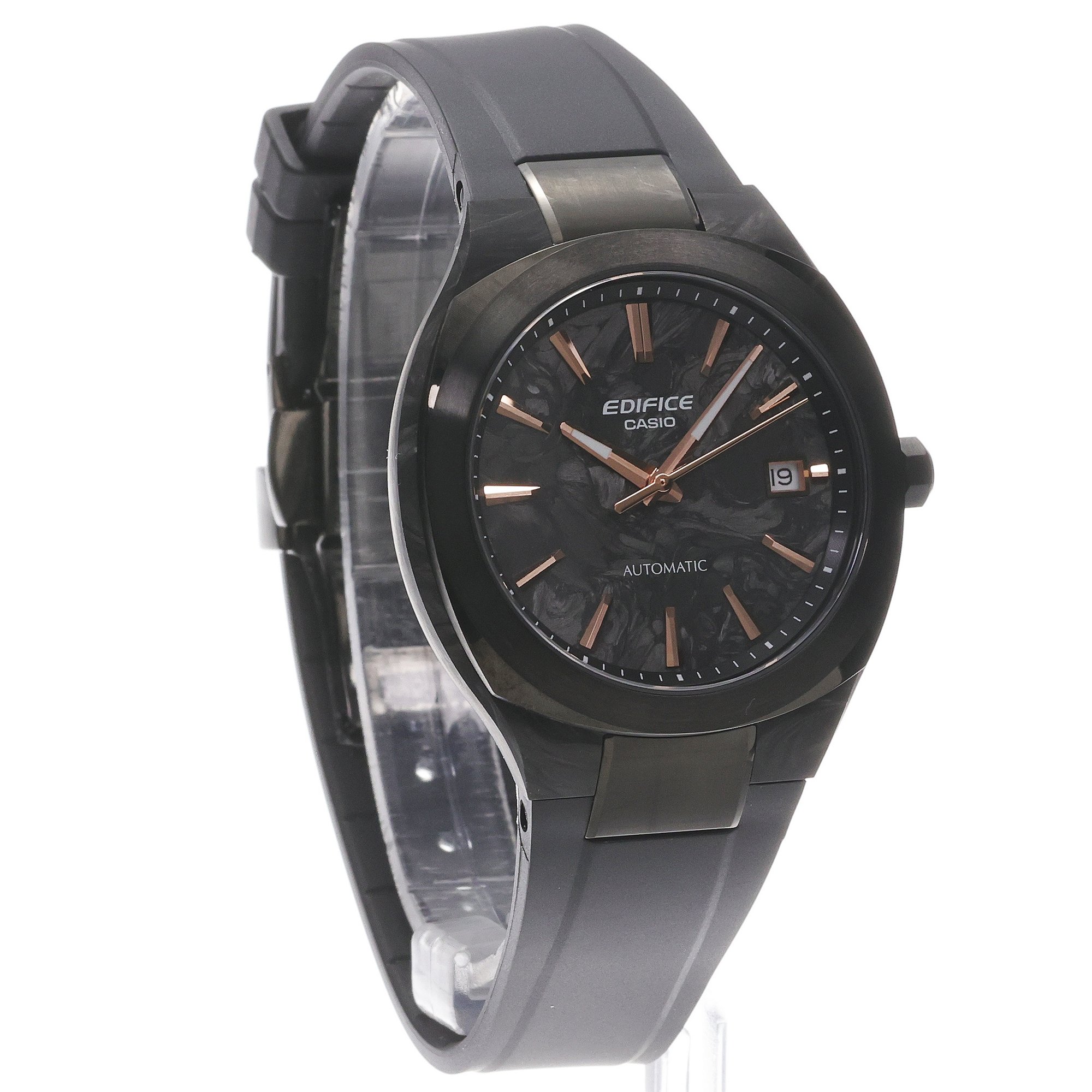 zegarek EDIFICE EFK-200XPB-1AER Automatic Carbon 38 mm Edifice szafirowe