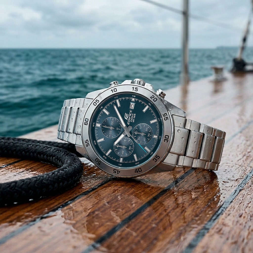 zegarek EDIFICE EFR-526D-2AVUEF kwarcowy męski EDIFICE Momentum - miniatura 6