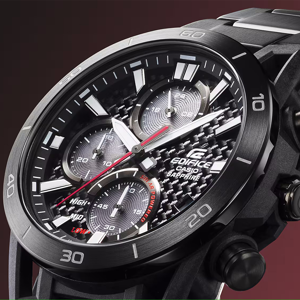 zegarek EDIFICE EFS-S640DC-1AVUEF męski z chronograf EDIFICE Premium