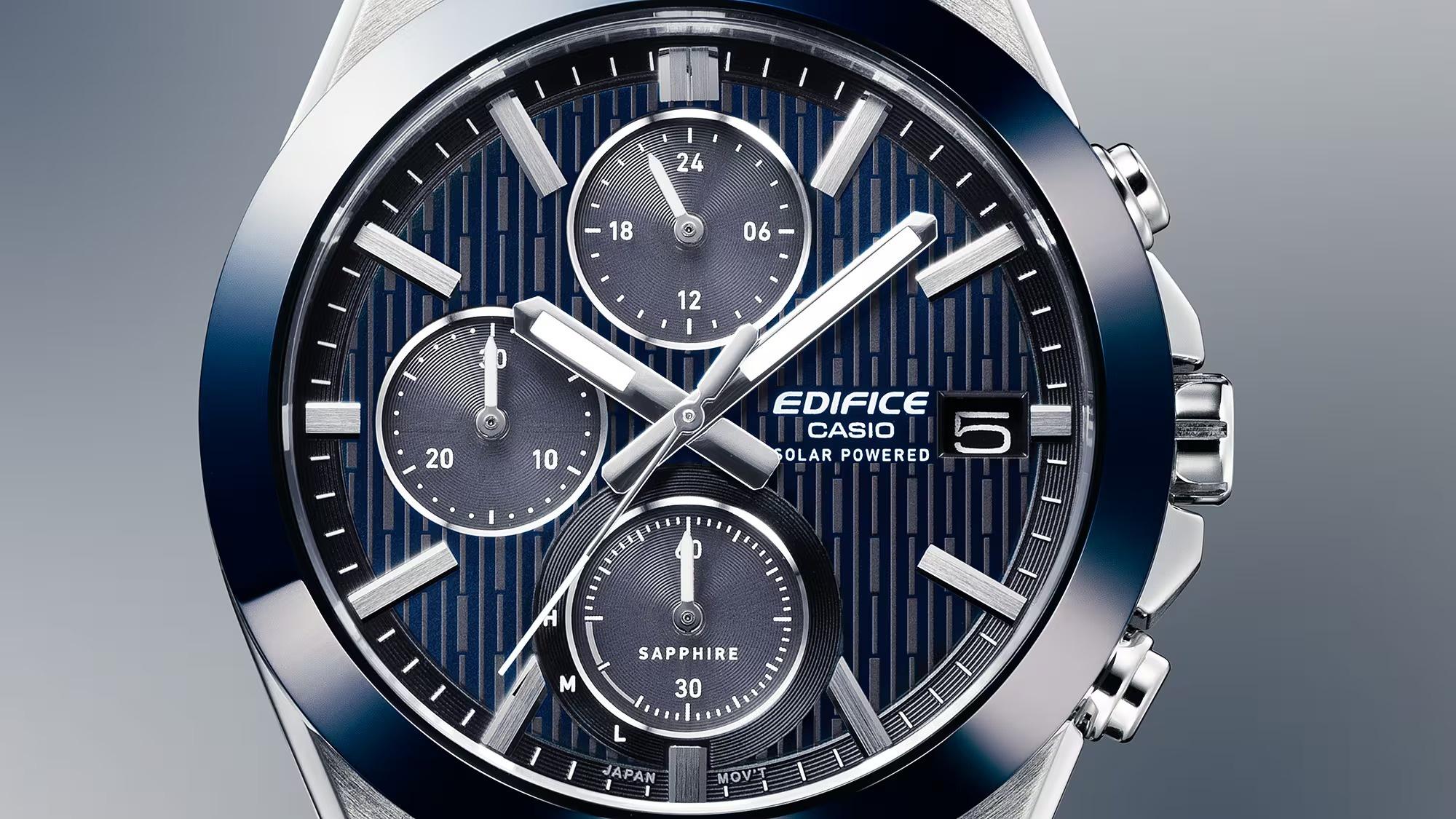 zegarek EDIFICE EFS-S650D-2AEF Premium męski z chronograf EDIFICE Momentum