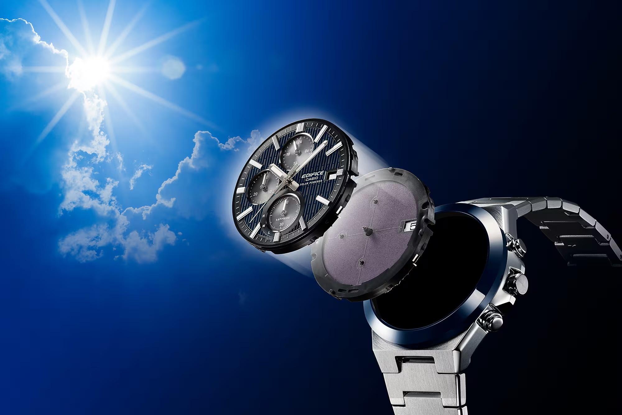 zegarek EDIFICE EFS-S650D-2AEF solar męski EDIFICE Momentum Premium