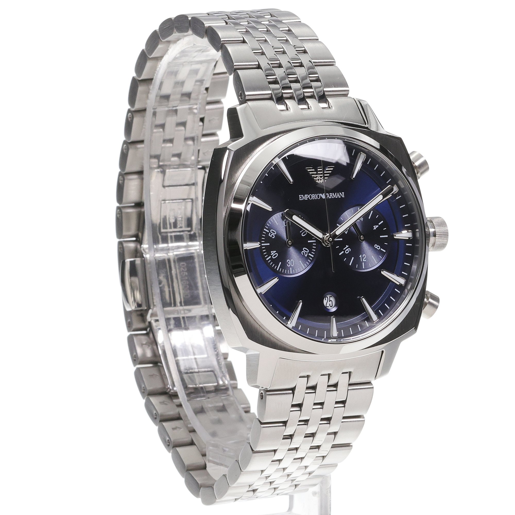 zegarek Emporio Armani AR11688 kwarcowy męski Classics Silver Mens Watch - miniatura 3