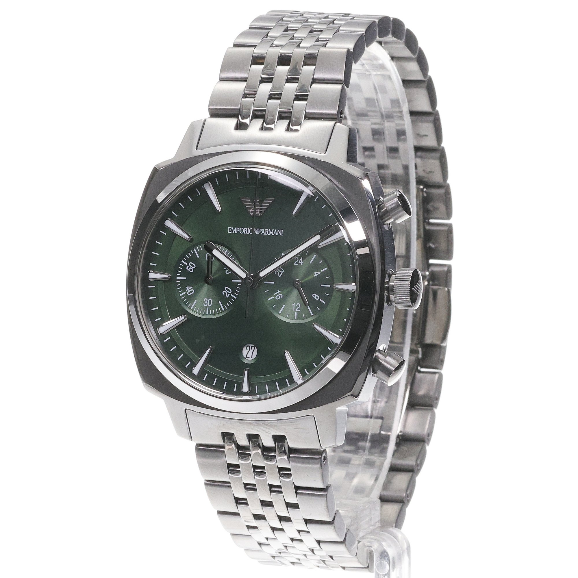 zegarek Emporio Armani AR11689 szary Classics - miniatura 2