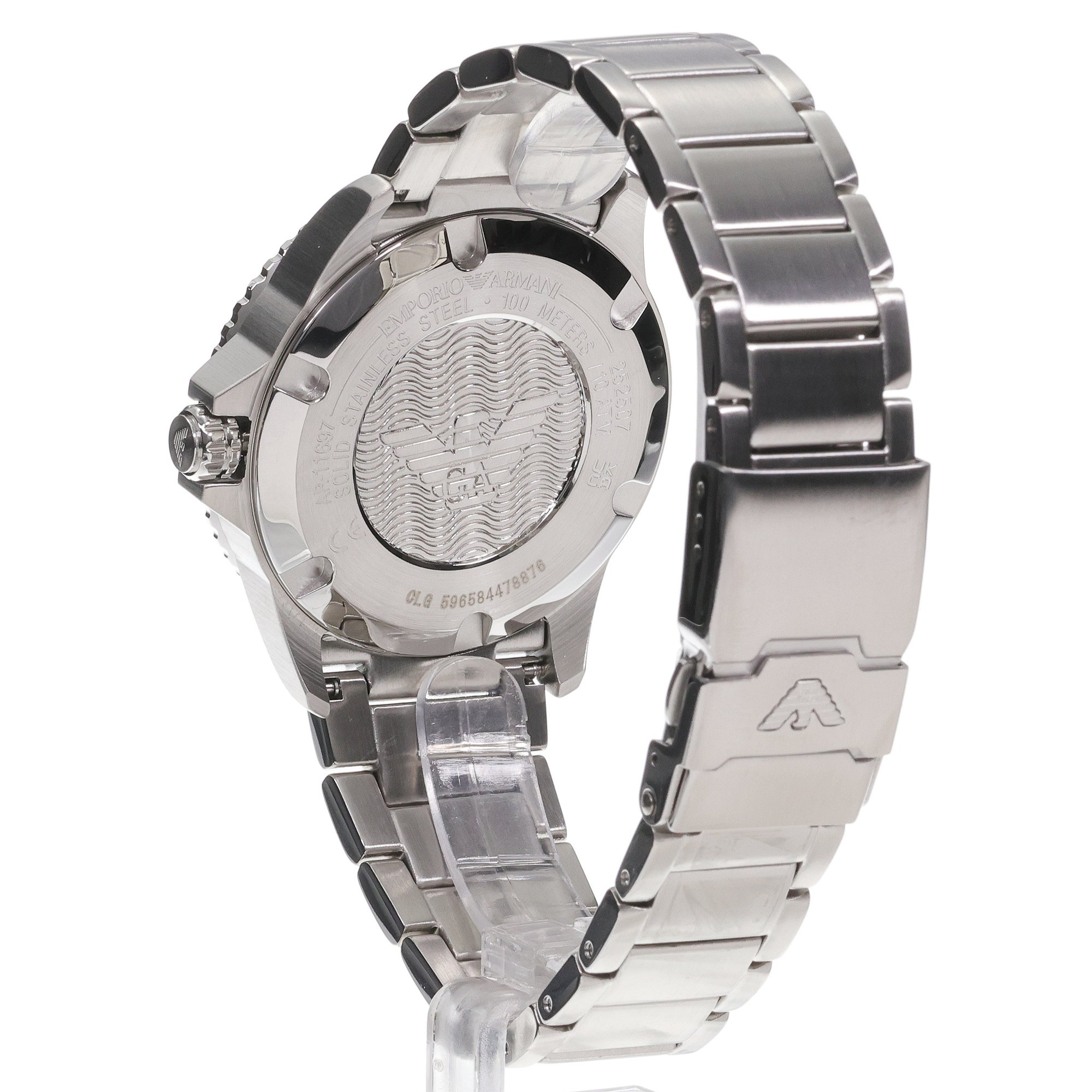 zegarek Emporio Armani AR11697 srebrny Diver - miniatura 4