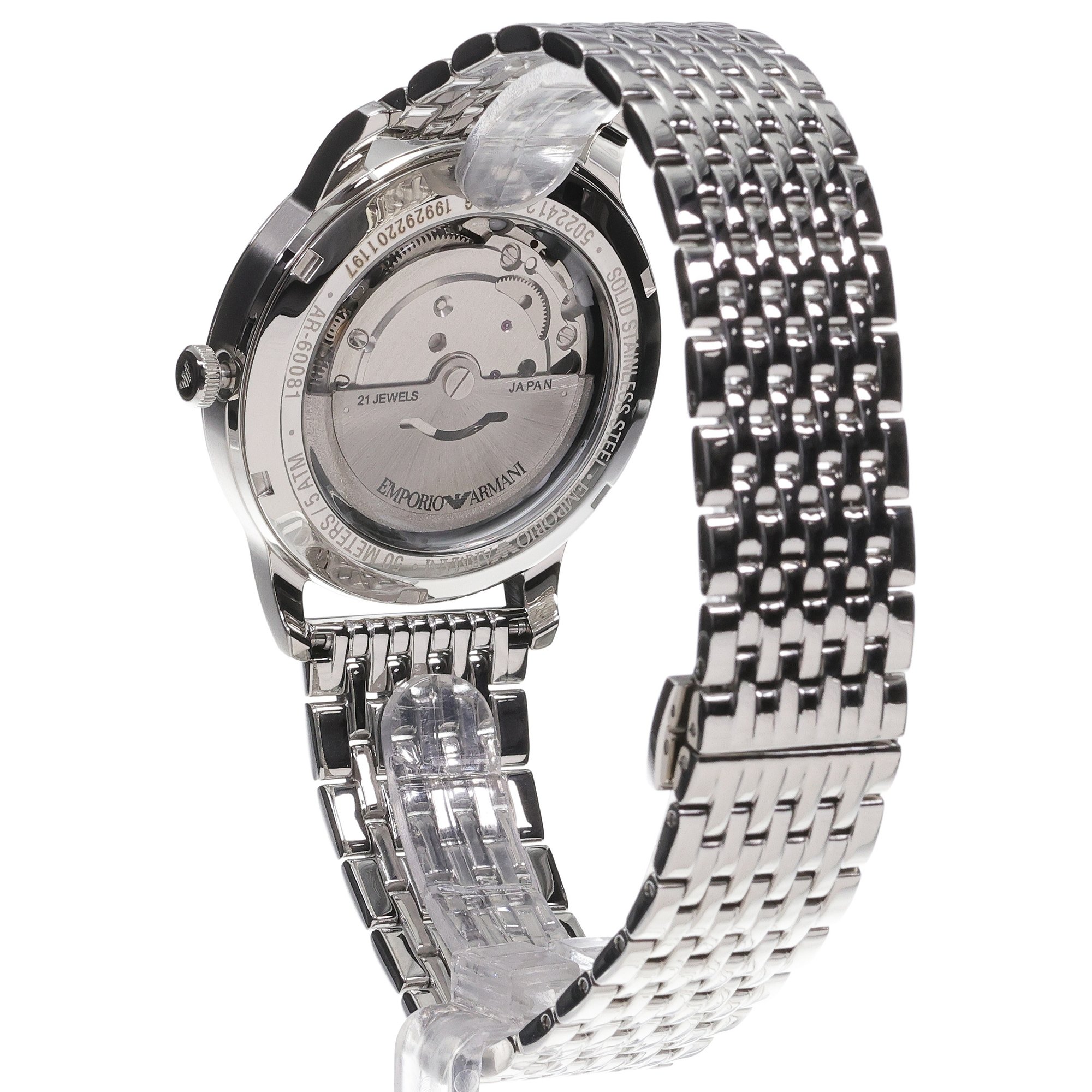 zegarek Emporio Armani AR60081 automatyczny męski Minimalist MINIMALIST AUTOMATIC - miniatura 4