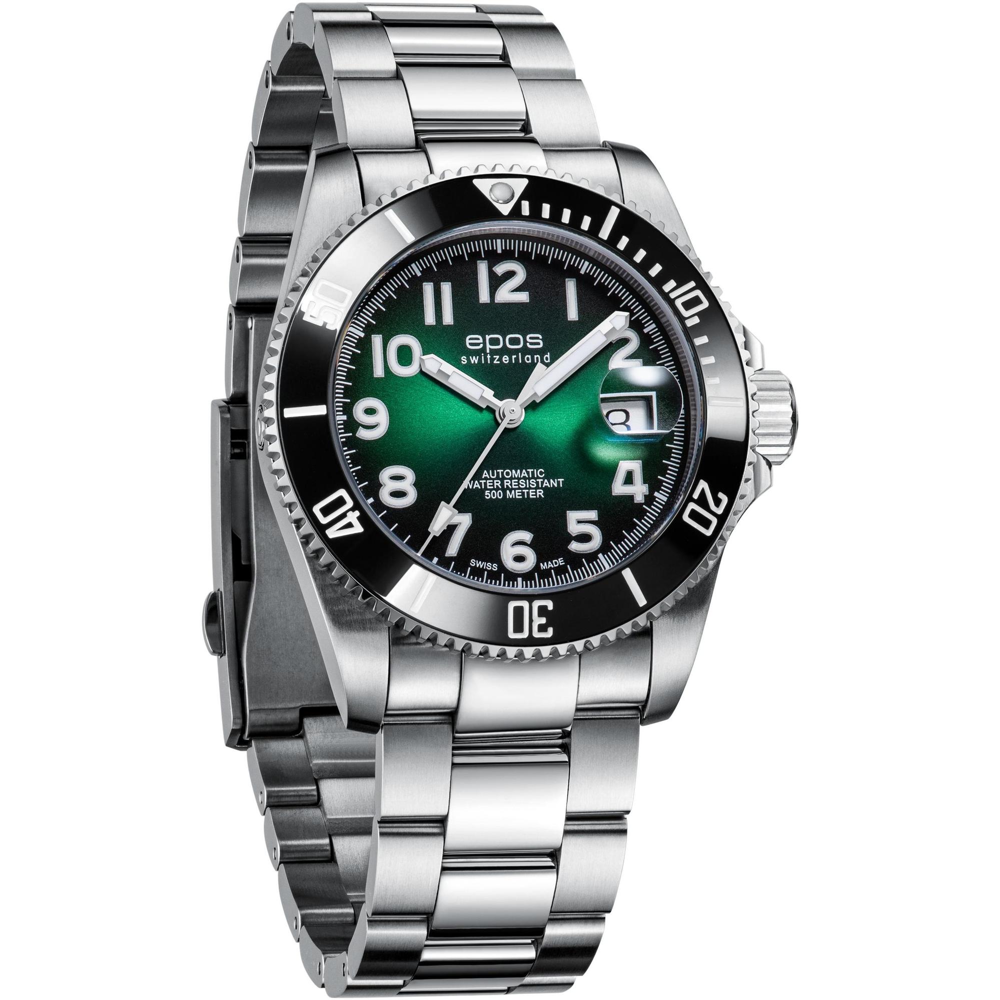 zegarek Epos 3504131803390 Sportive 3504 Diver Titanium Sportive szafirowe