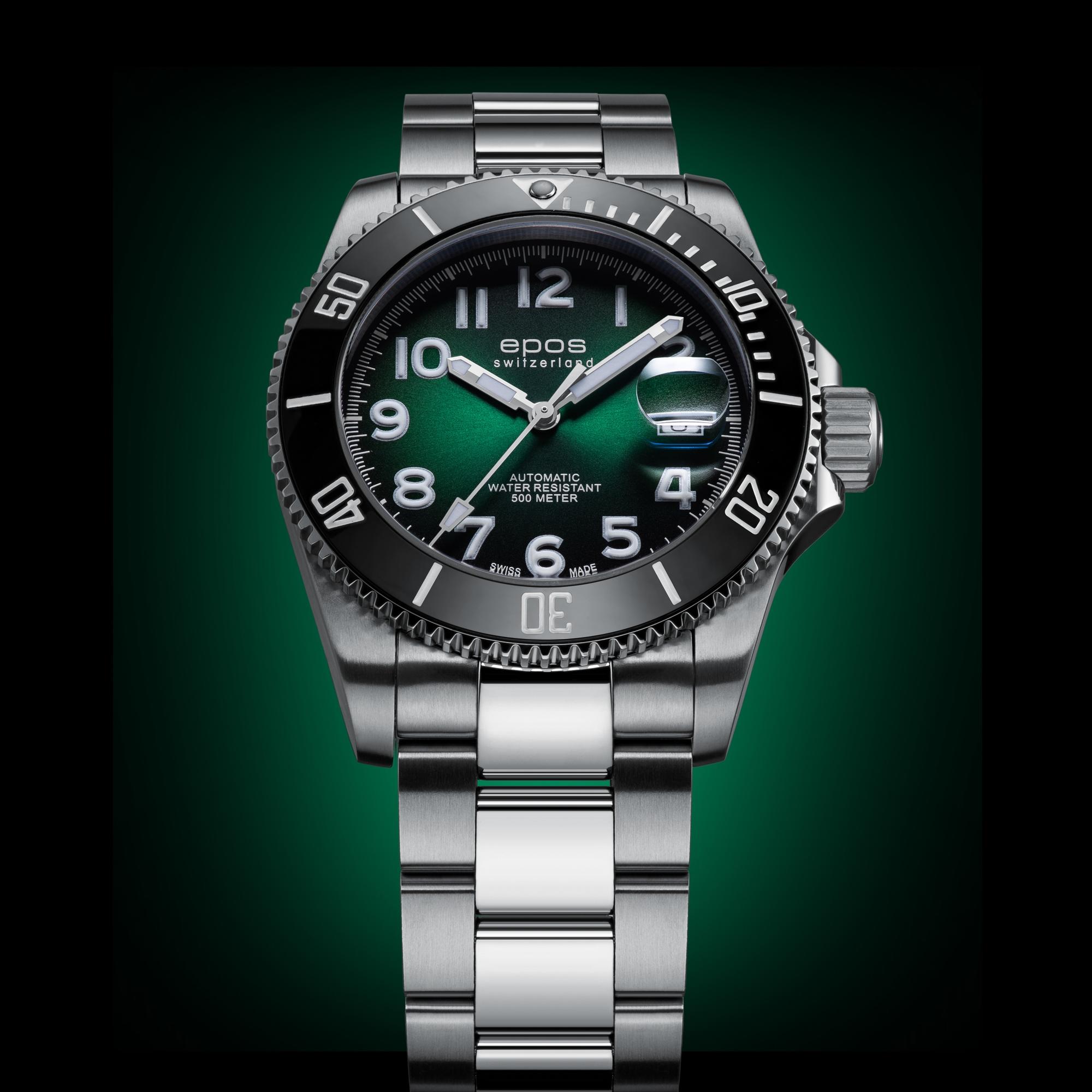 zegarek Epos 3504131803390 szary Sportive