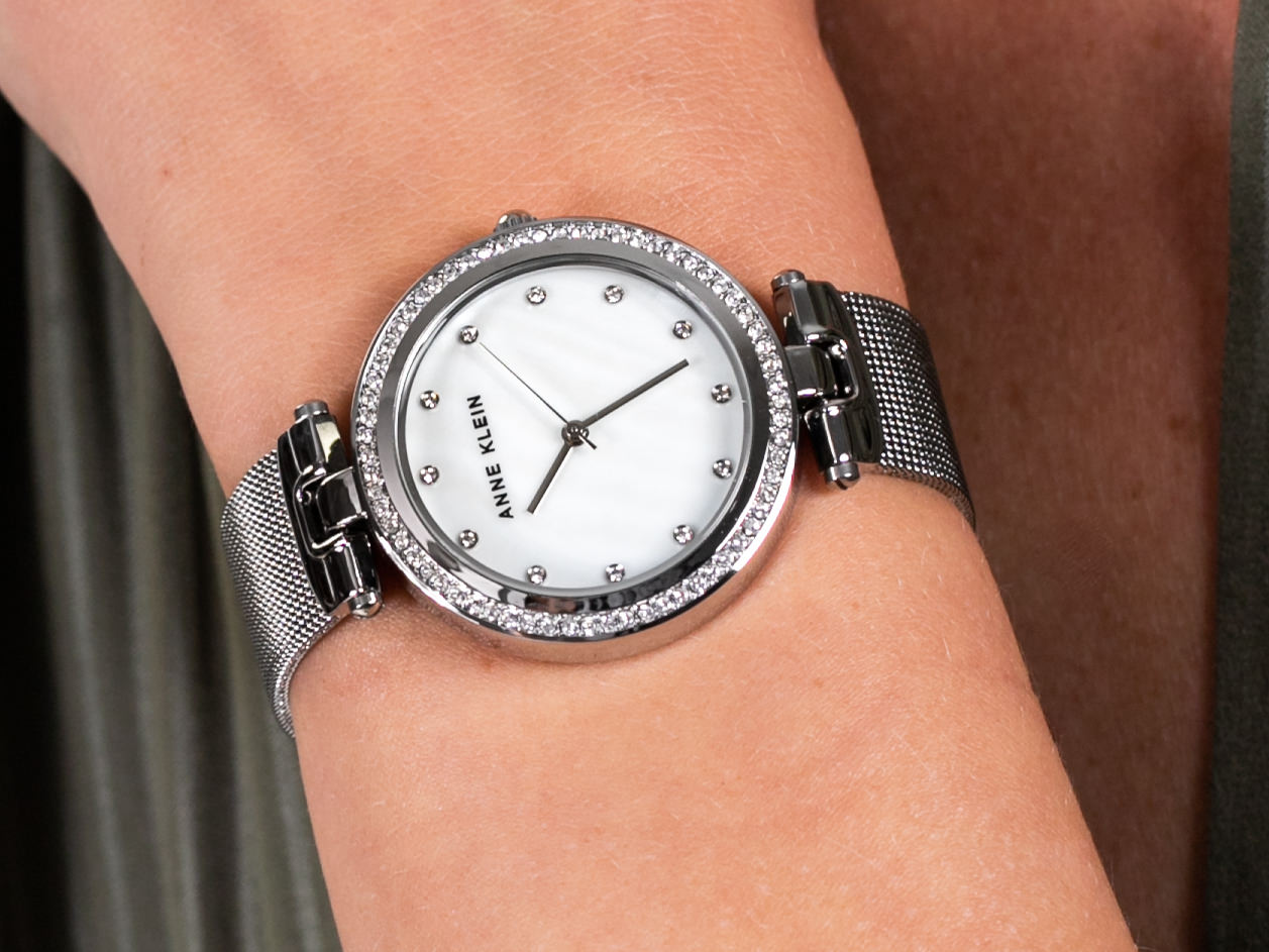 Anne Klein AK-2973MPSV zegarek fashion/modowy Bransoleta