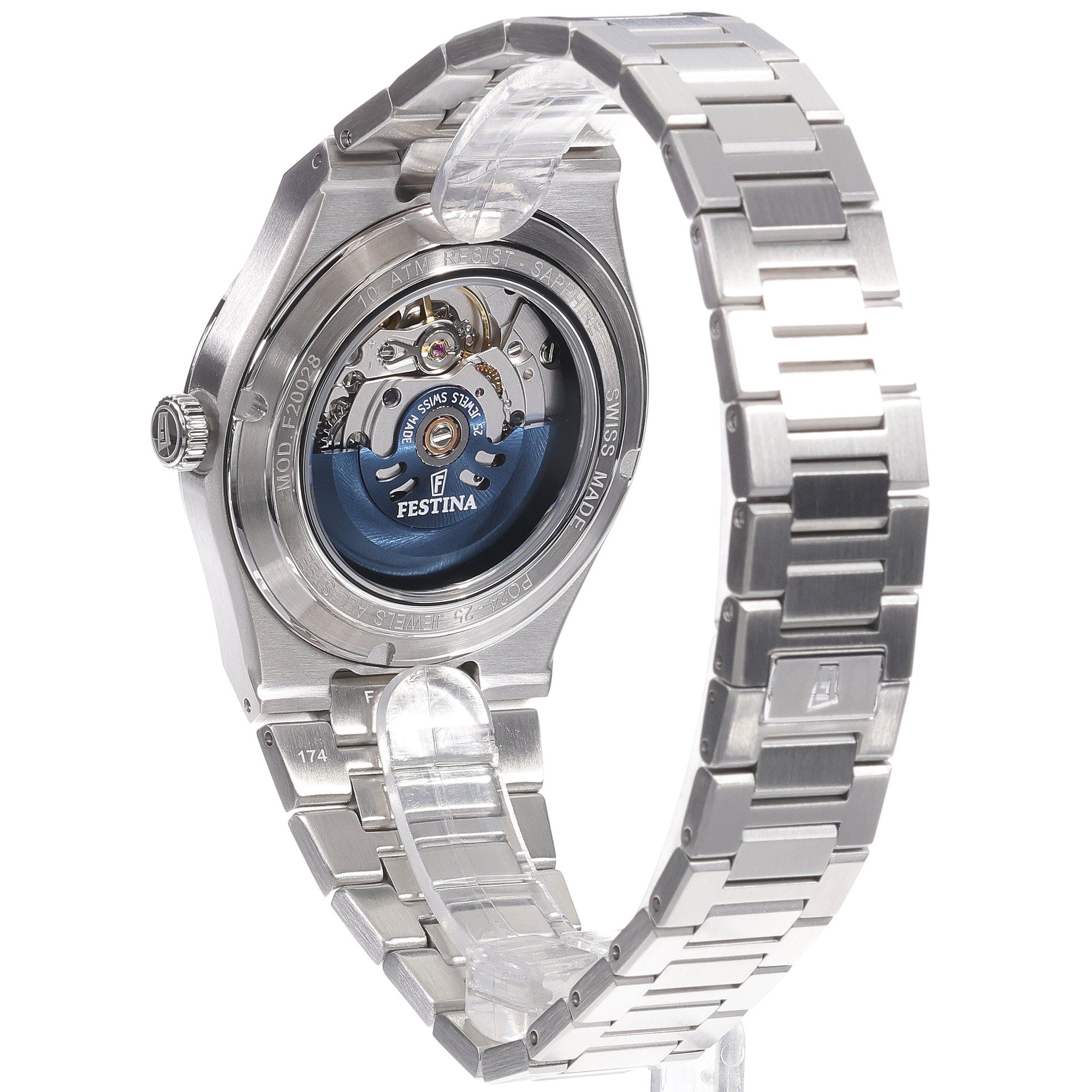 zegarek Festina F20028-1 automatyczny męski Swiss Made Swiss Made